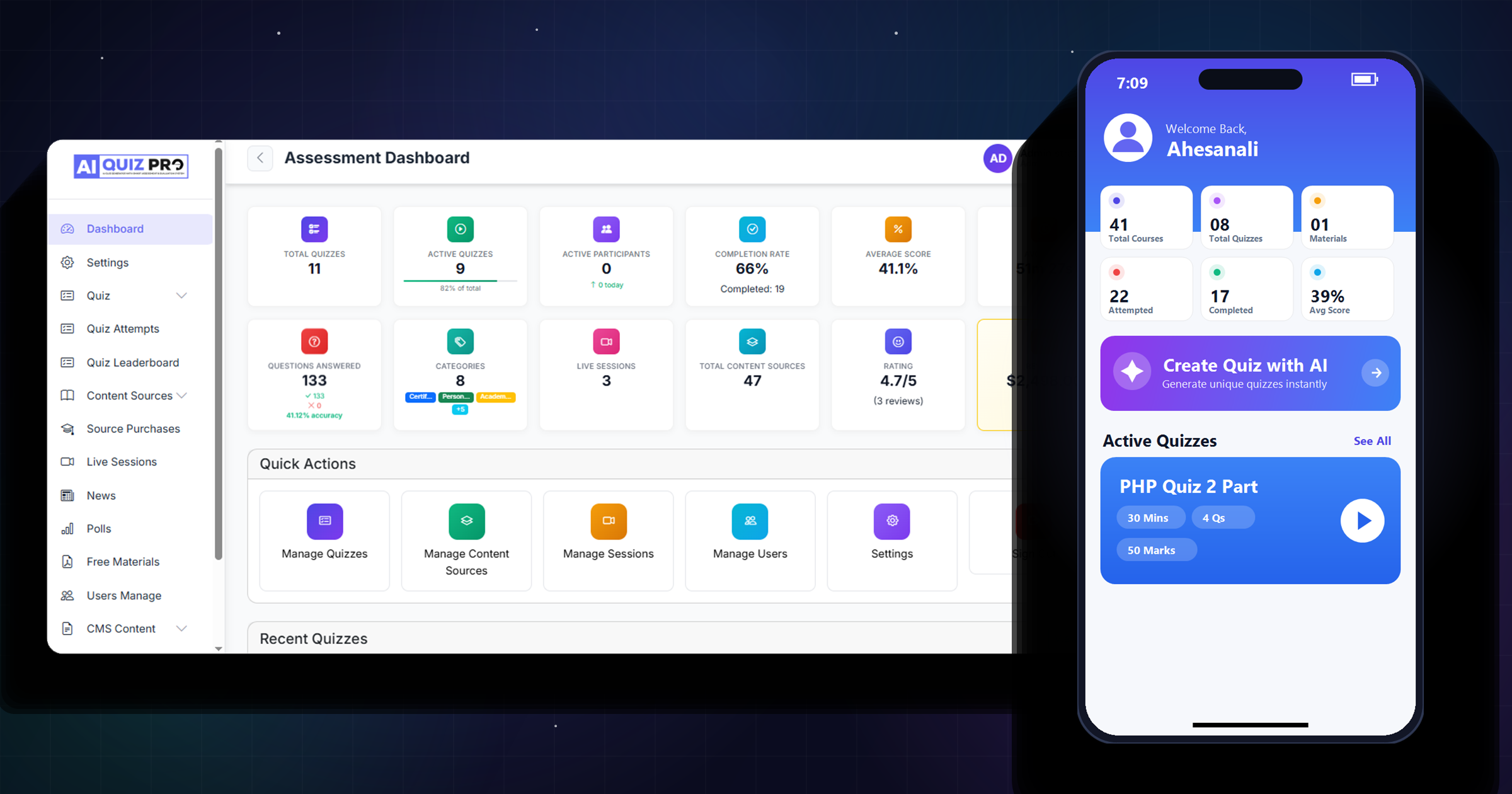 AI Pro LMS & Examination Portal