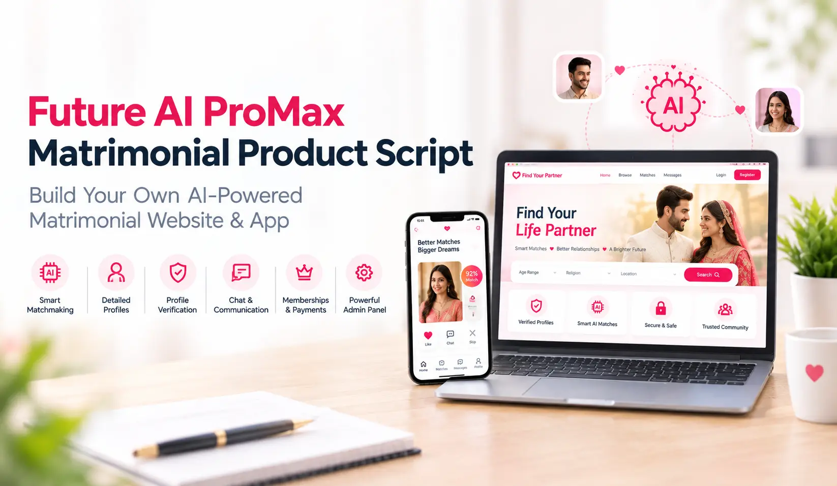 Future-AI-ProMax-Matrimonial-Product-Script