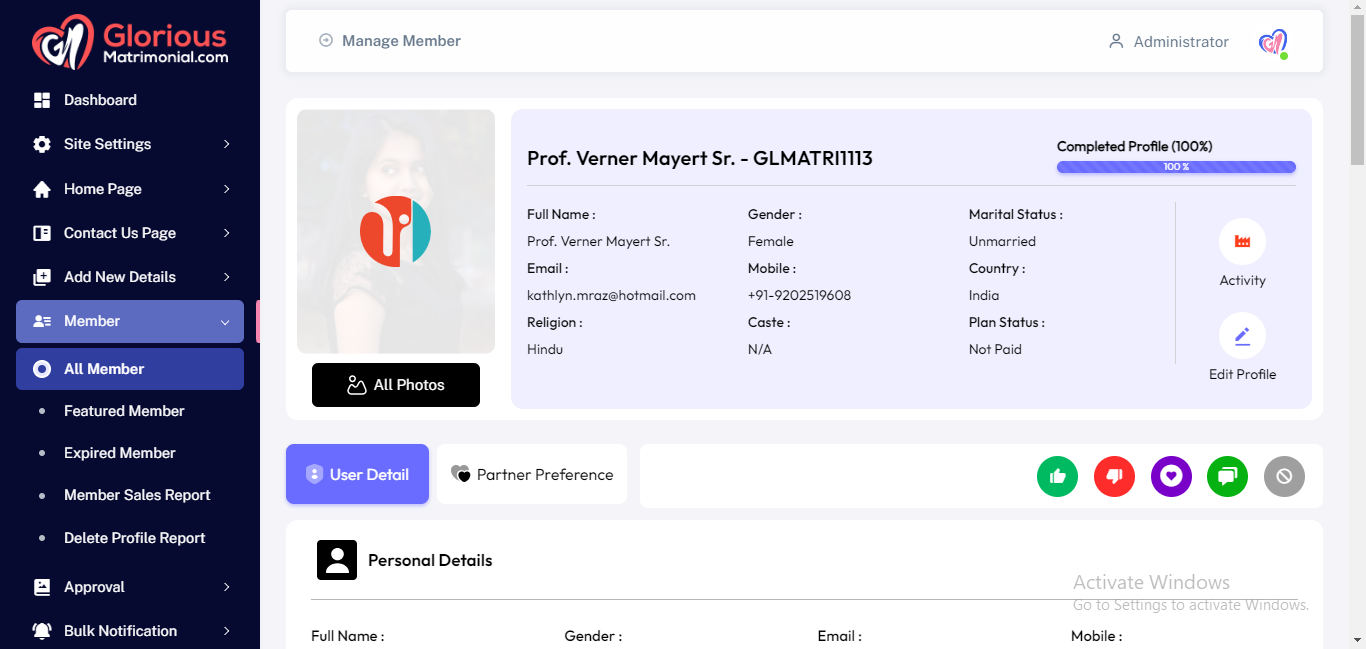 lite-matrimonial-preview